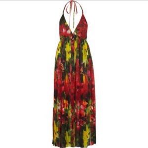 Alice + Olivia 'Miriam' Tropical Maxi Dress Size Medium